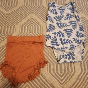 Toddler girls bloomer and tank set. 12-18 mo